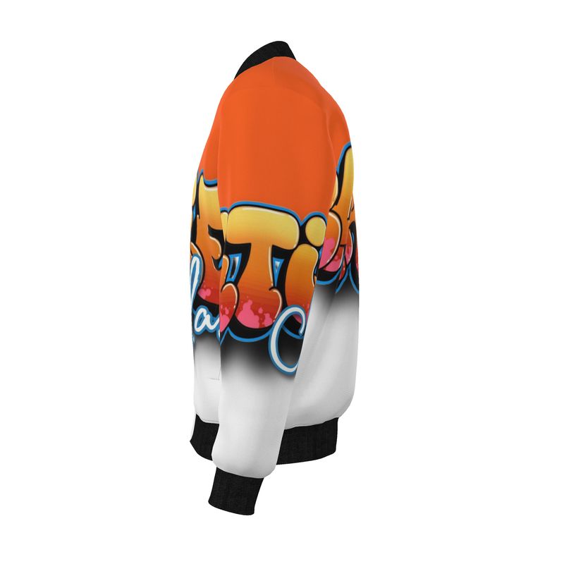 Mens Reversible Silk Bomber Jacket
