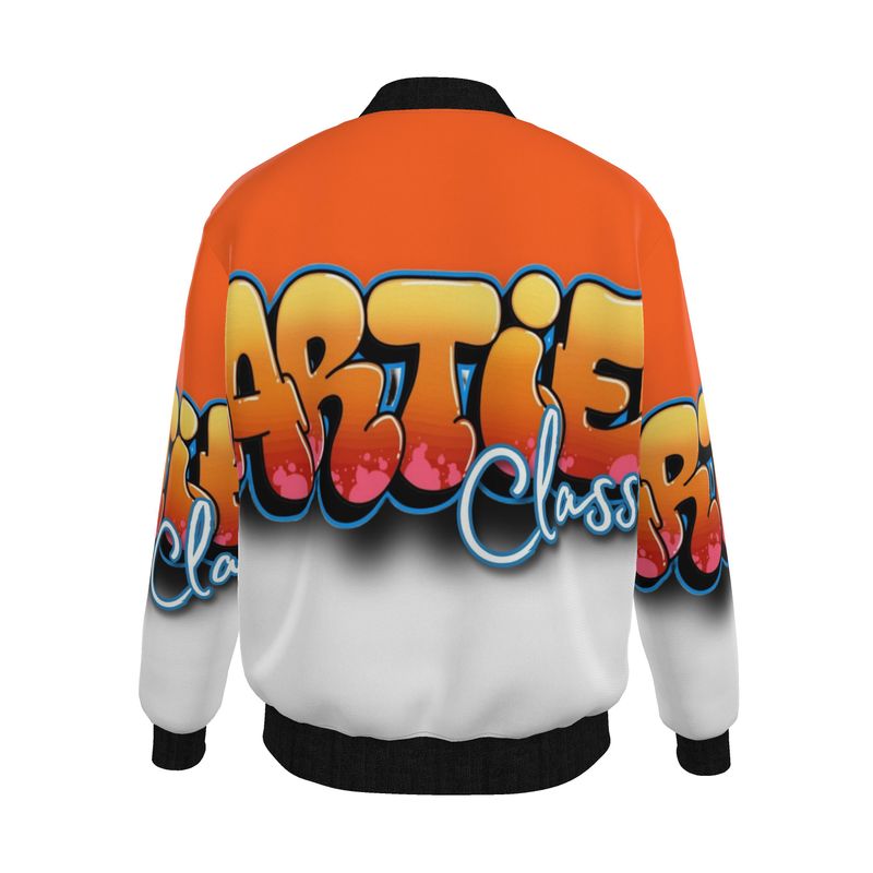 Mens Reversible Silk Bomber Jacket