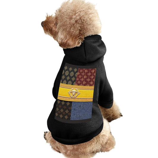 Custom Pet Hoodies-Partially Printed Pullover Sweatshirts