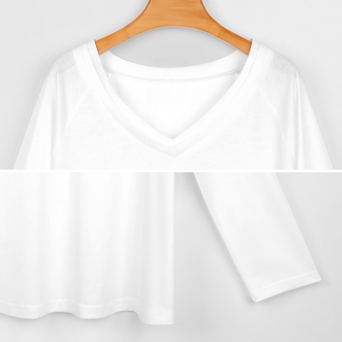 Cartier VII Double Layer V-Neck Top