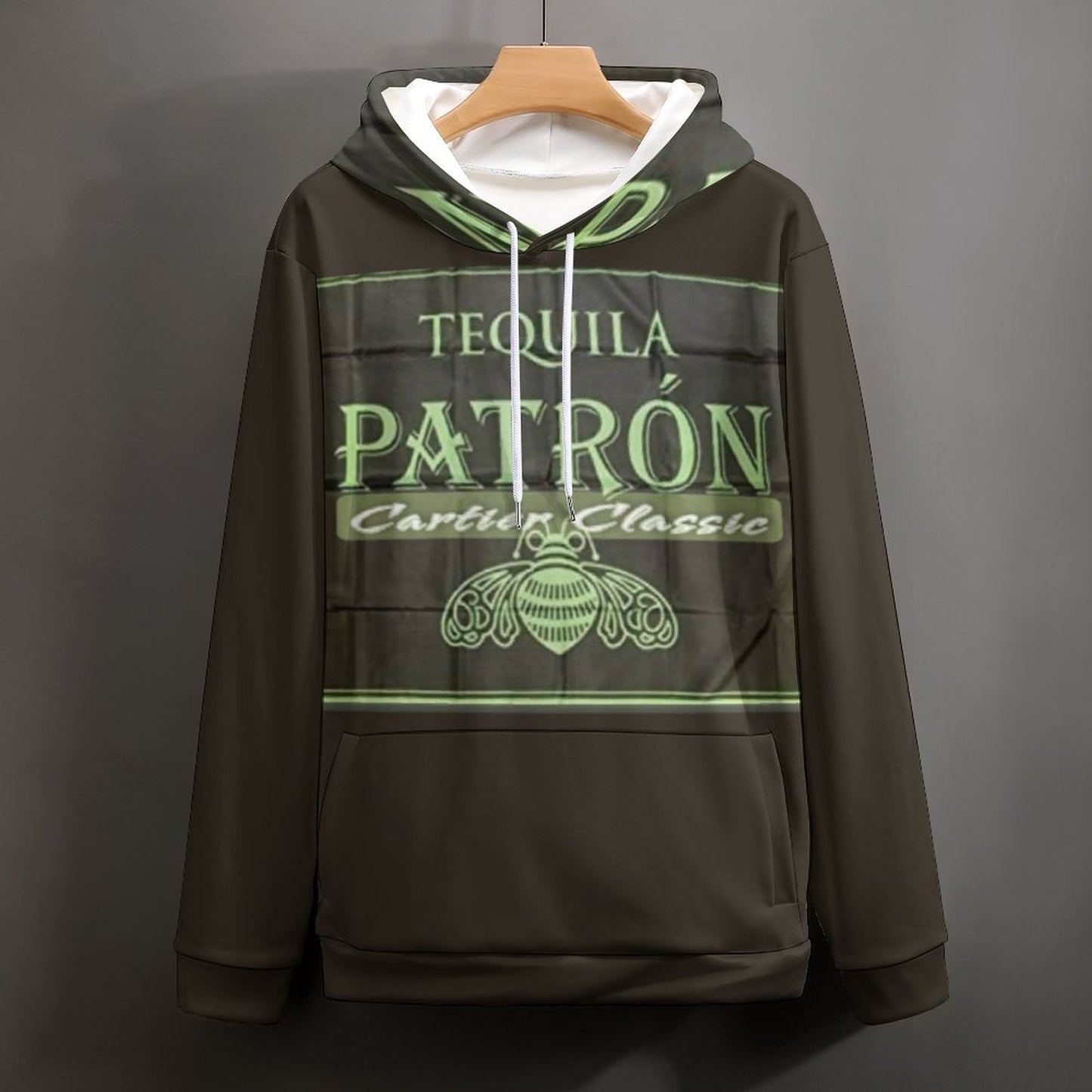 Patron Printed Hoodie for Men