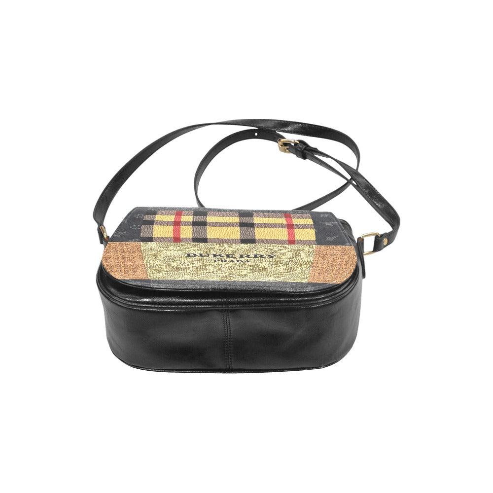 Prada berry Classic Saddle Bag