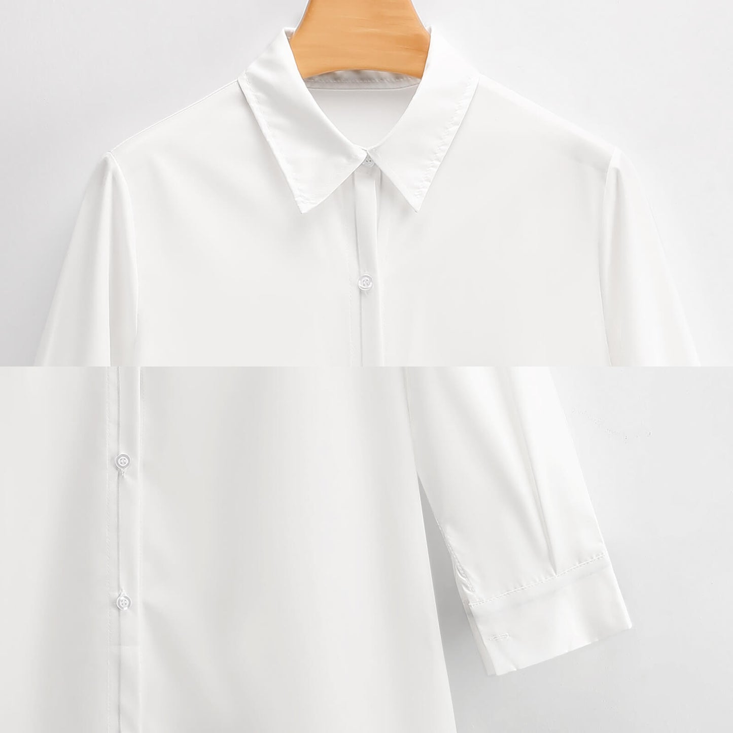 CMCM  Button Down Collar Dress