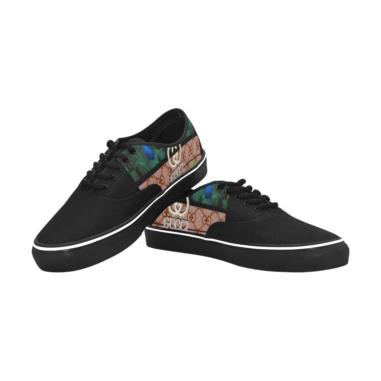 Gucci PEA Women's Classic Canvas Low Top Shoe (ModelE001-4)