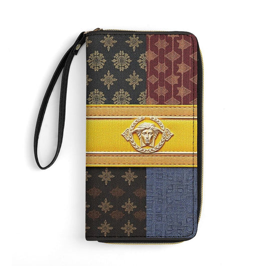 Cartier Versus Leather Wallet with Wristlet Strap