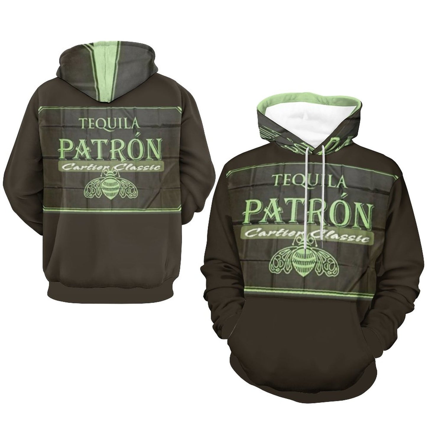 Patron Printed Hoodie for Men