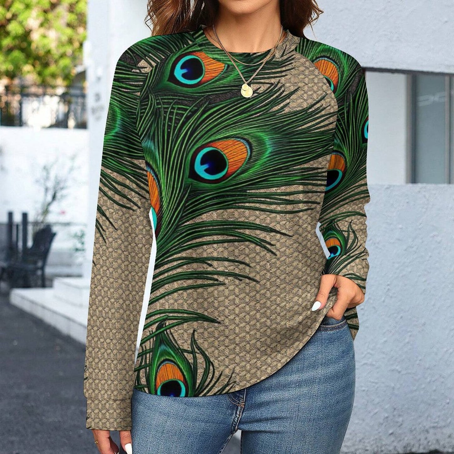 Cartii Pea Long-Sleeve Raglan T-Shirt