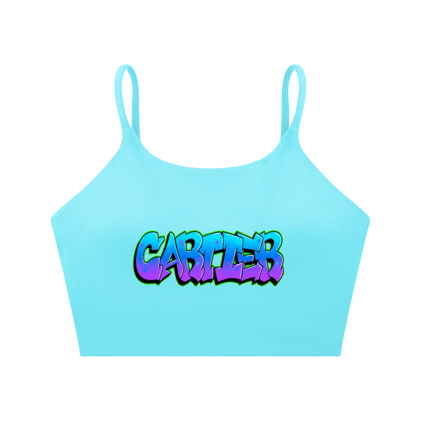 Spaghetti Strap Yoga Sports Bra