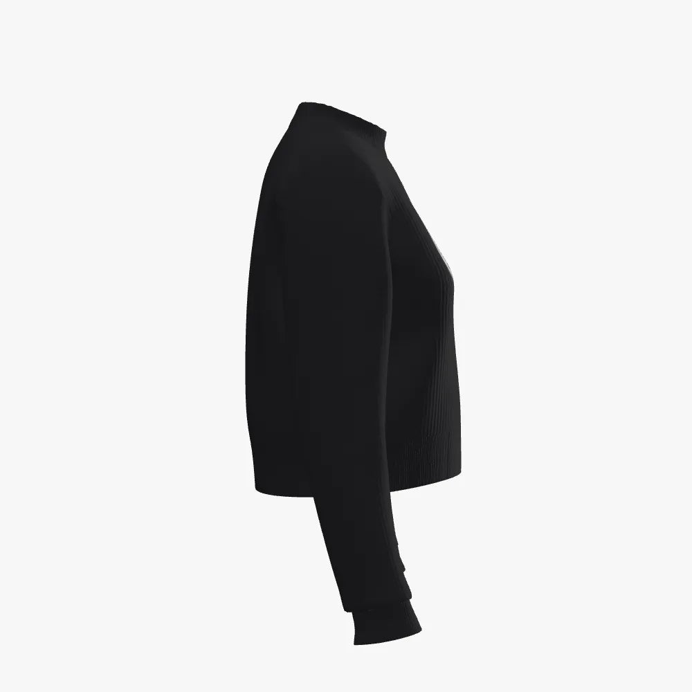 Cartier Classic Women's Mock Neck Cropped Top