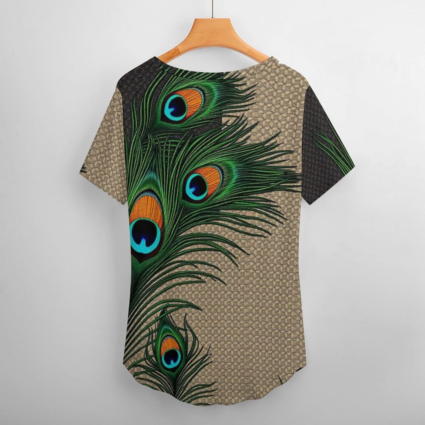 Cartii Pea Faux Cotton  T-Shirt Printed Tee