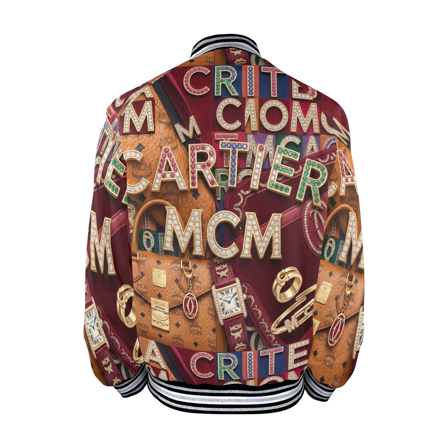MC Carti Striped Trim Bomber Jacket