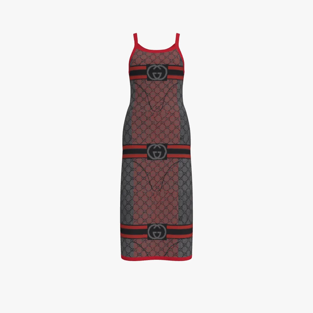 Red Guicci G'iore Women's Slip Dress