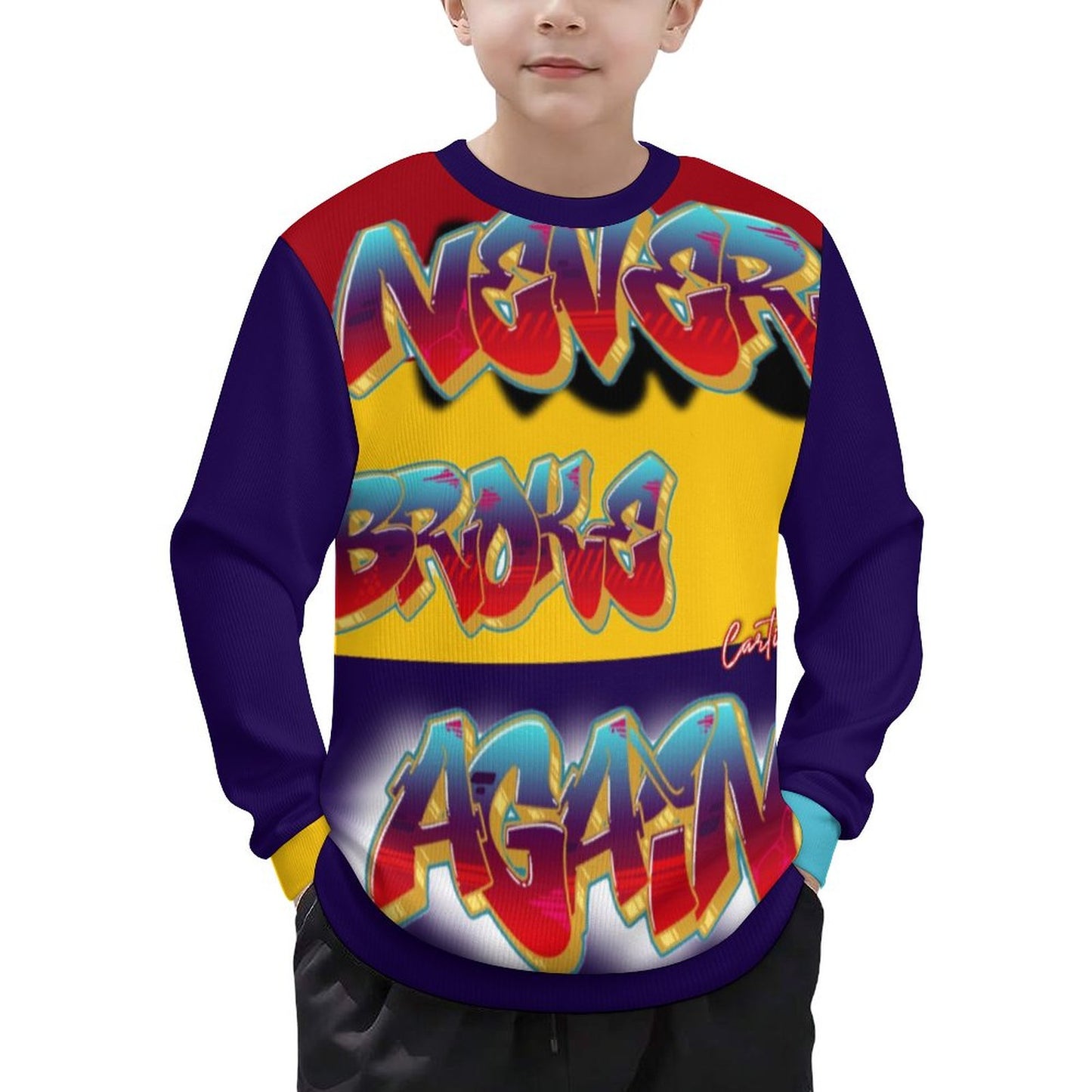 Never Broke Children's Pullover Sweater