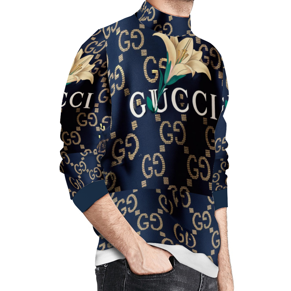 Gucci G'iore Custom Casual Turtleneck Long Sleeve Sweater
