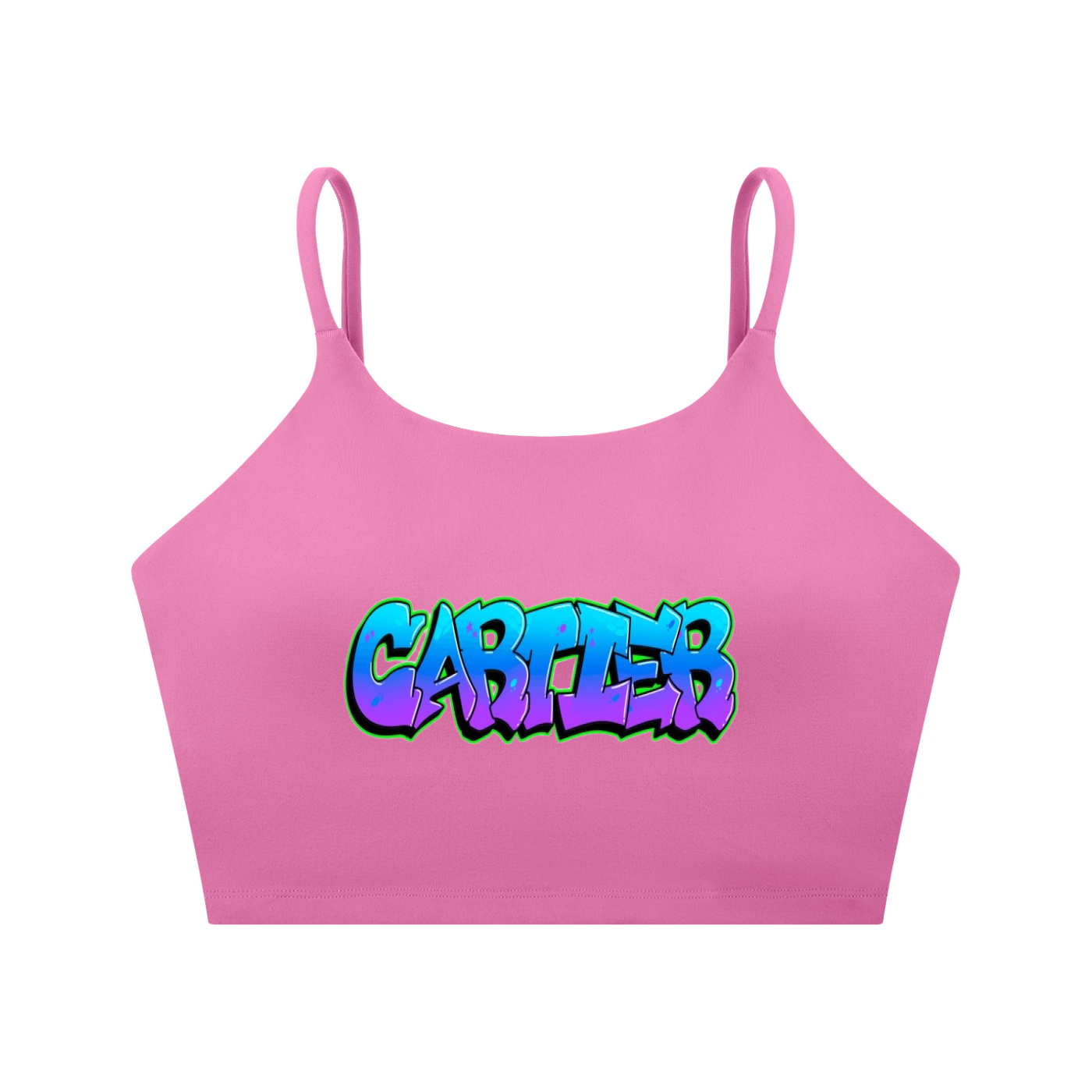 Spaghetti Strap Yoga Sports Bra