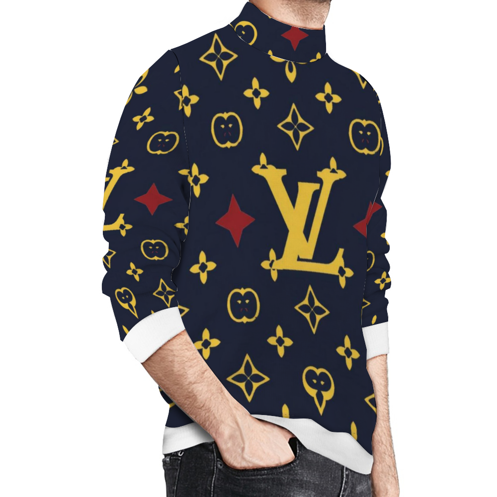 VL Gutton  Casual Turtleneck Long Sleeve Sweaters for Winter