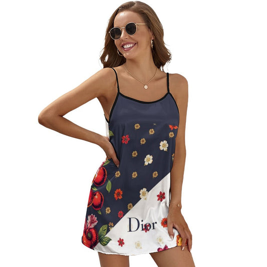 Gucci Gi'oreSpaghetti Strap Dress