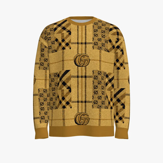 G'iore Men's Oversized Crew Neck Pullover