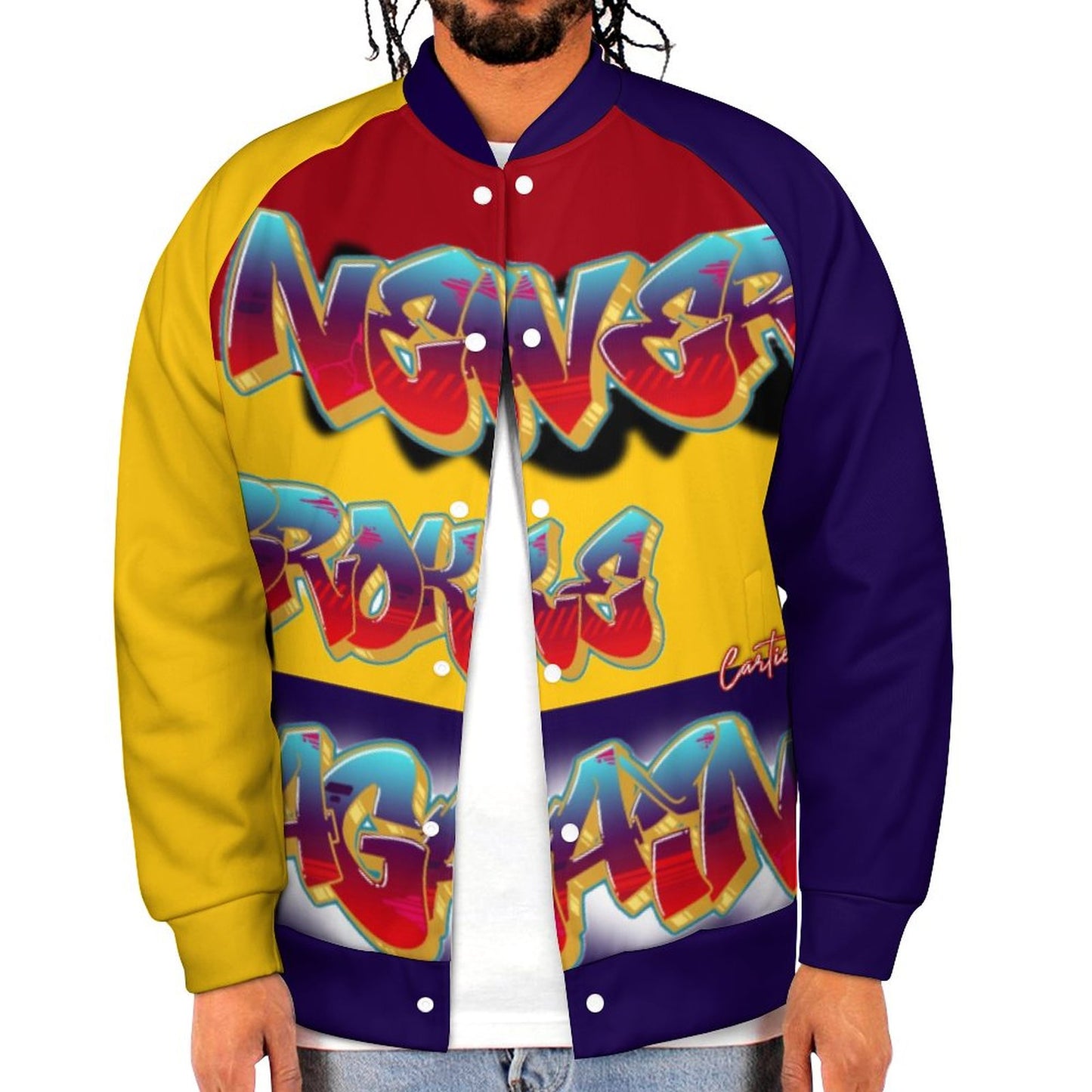 Never Broke Men's Baseball Jacket