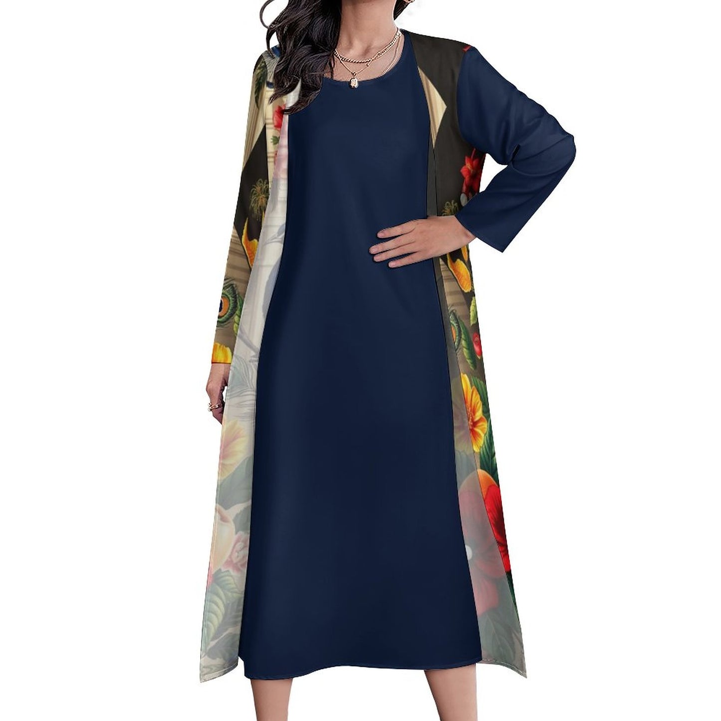 Cartier Peas Long Dress Set