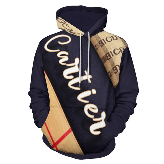 230gsm Men's Cool Hoodie with Double-layer Cap (All-Over Printing)