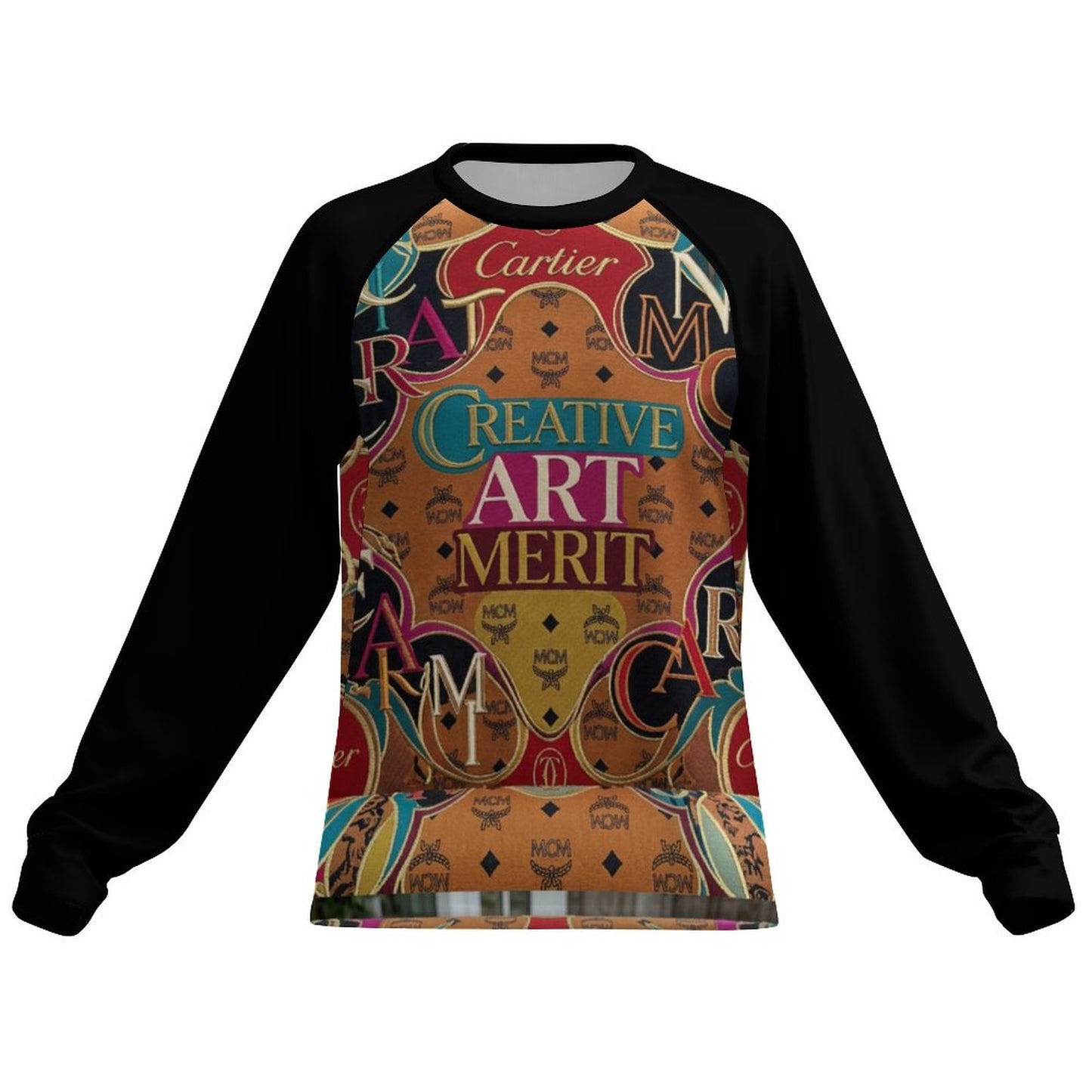 180gsm Women's Long Sleeve Quick Dry Top(All-Over Printing)