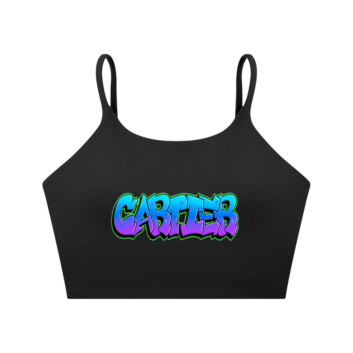 Spaghetti Strap Yoga Sports Bra