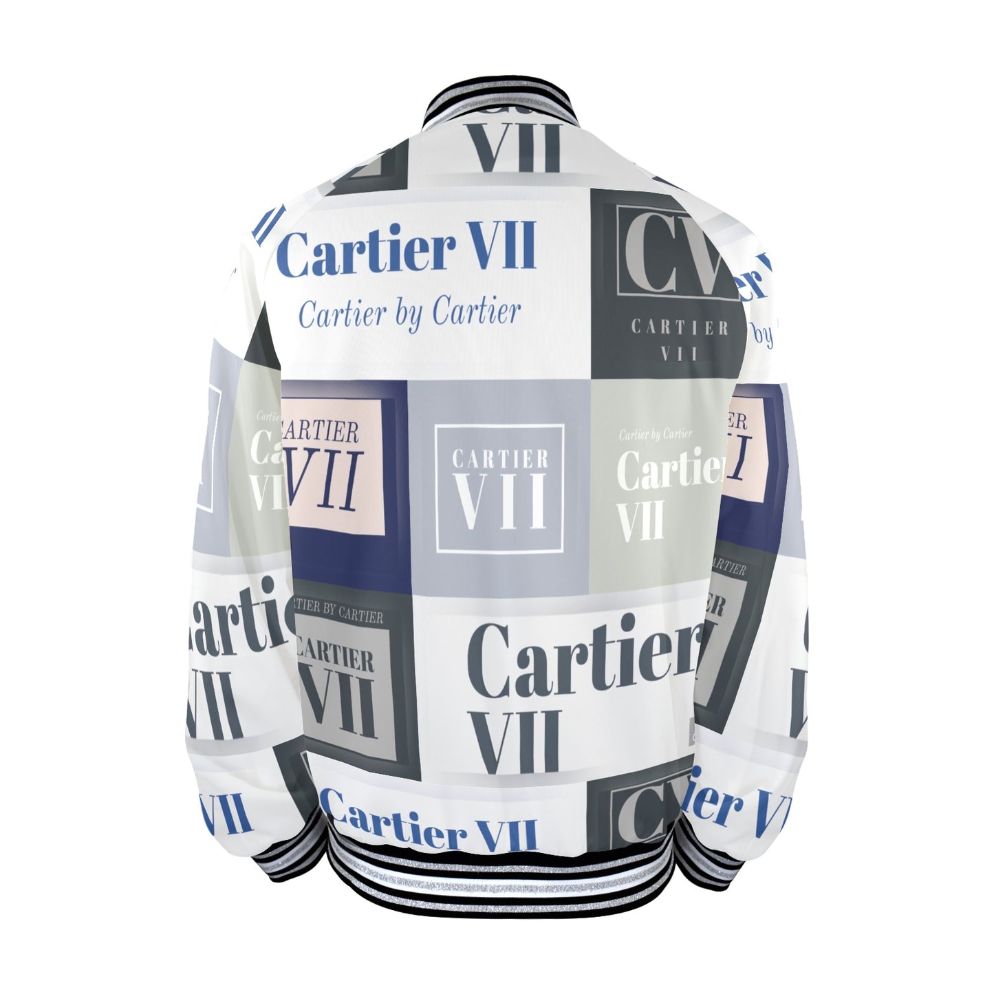 Cartier 7 Men's Striped Trim Bomber Jacket