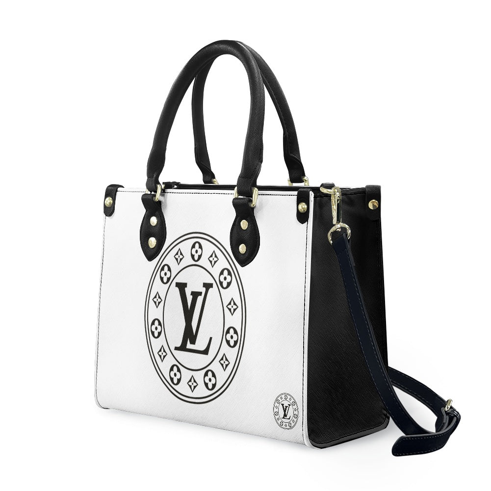 Women's PU leather twill handbag