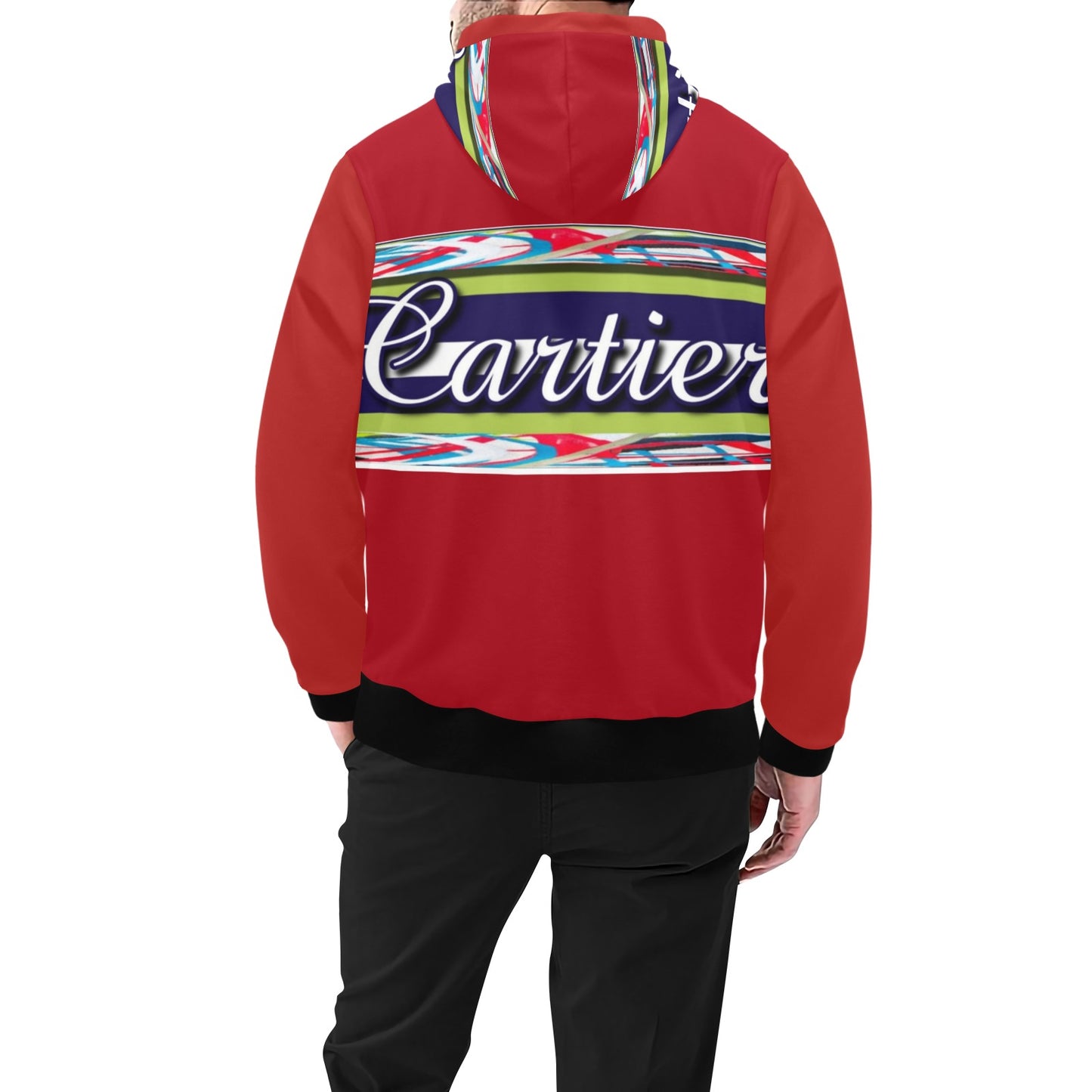 High Neck Pullover Hoodie for Men  H24