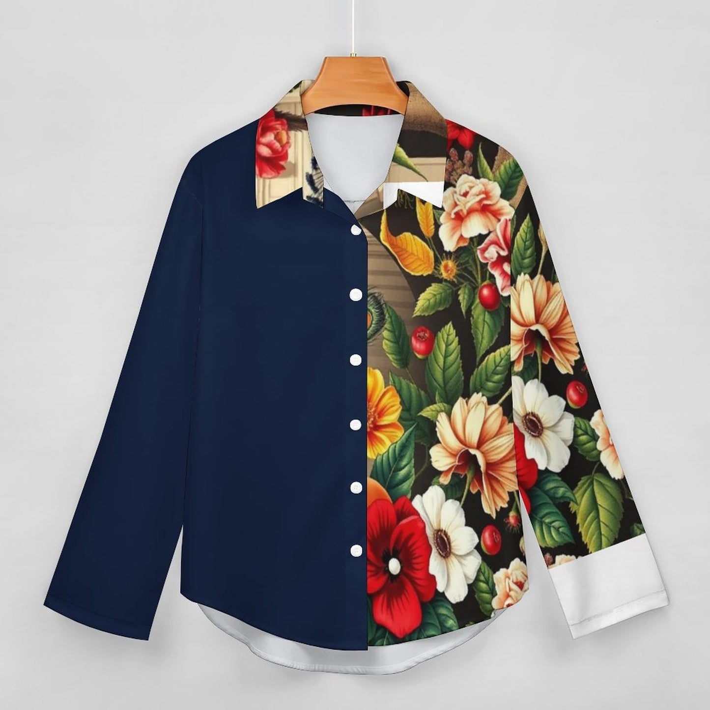 Cartier Peas Asymmetrical Hem Shirt