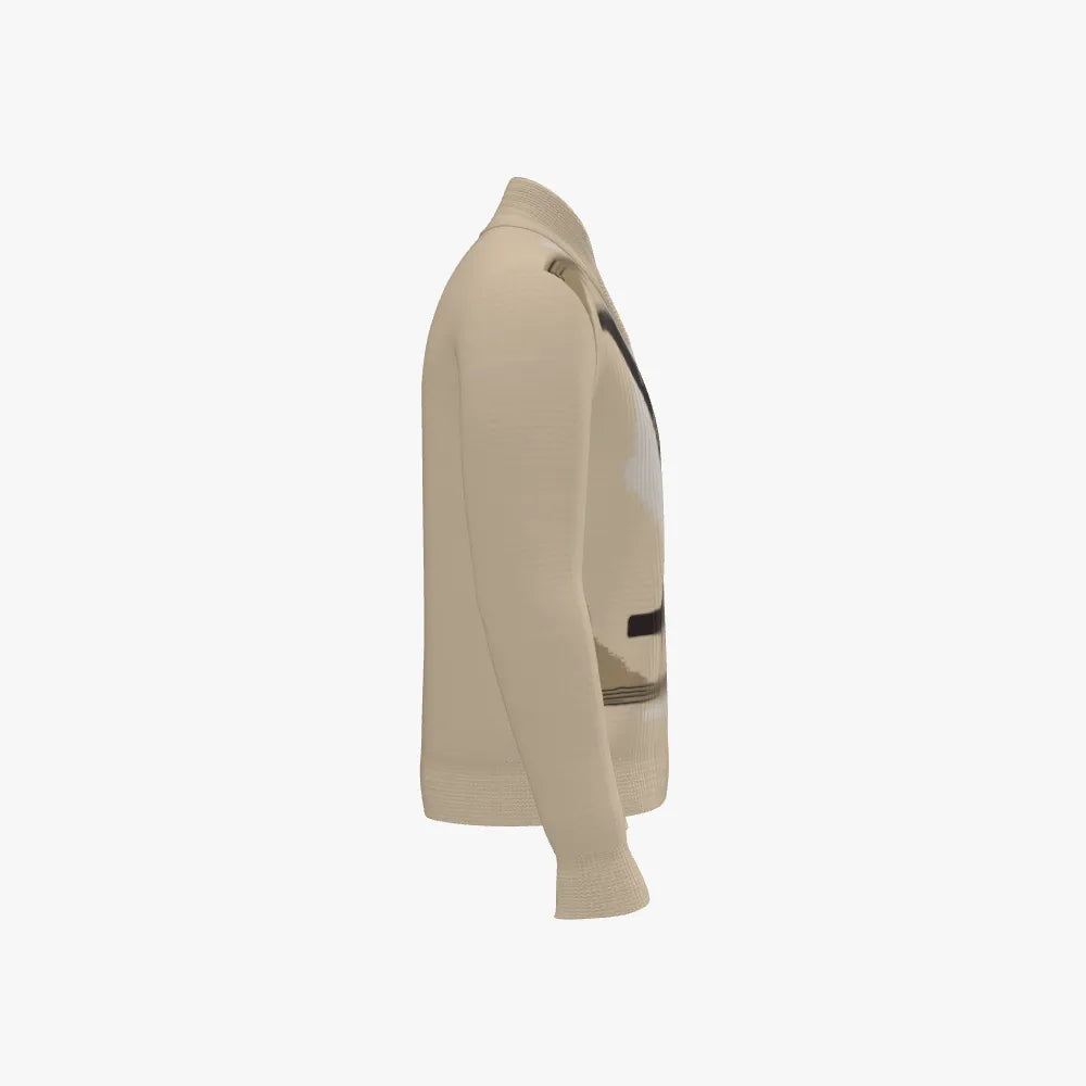 LV Men's Shawl Collar Pullover