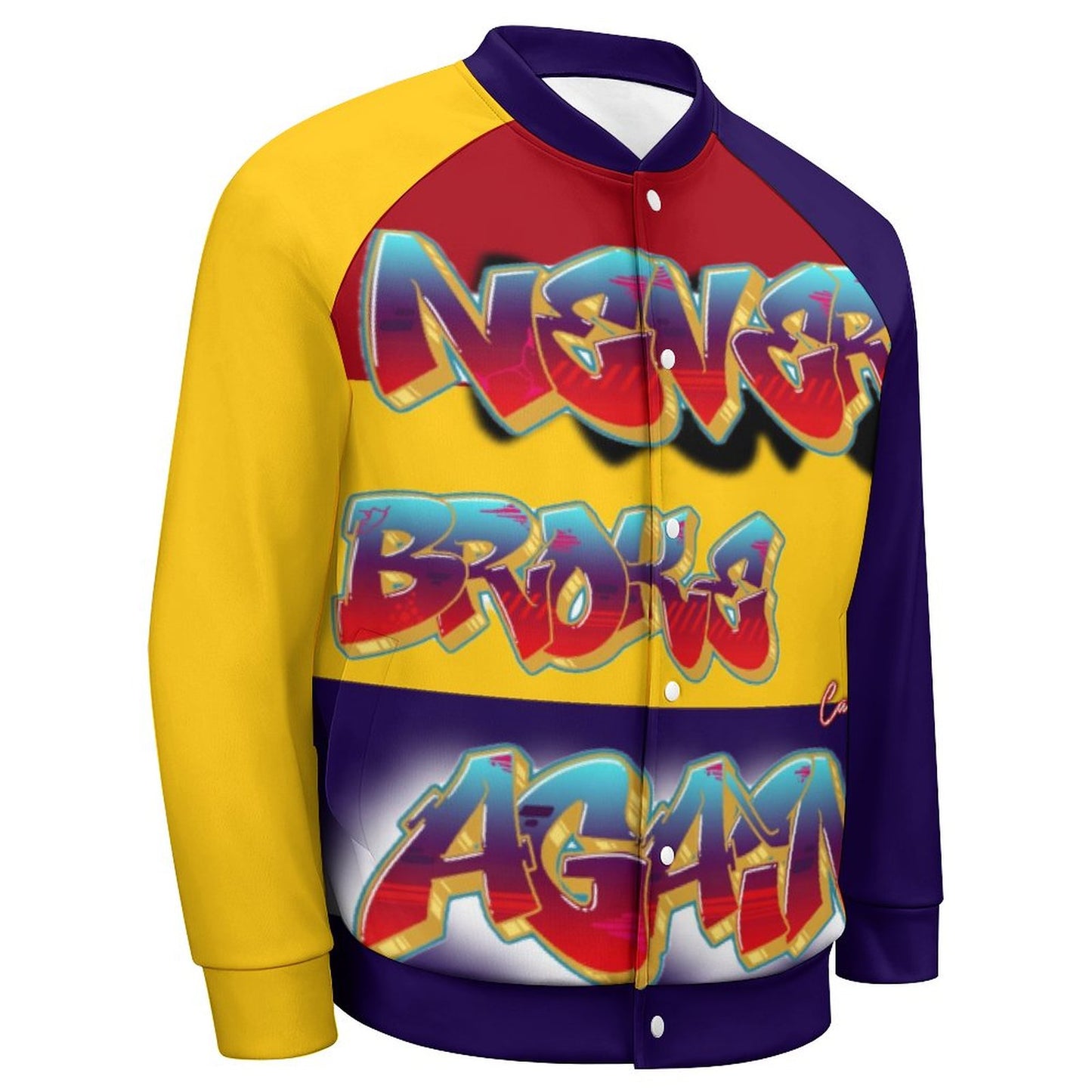 Never Broke Men's Baseball Jacket