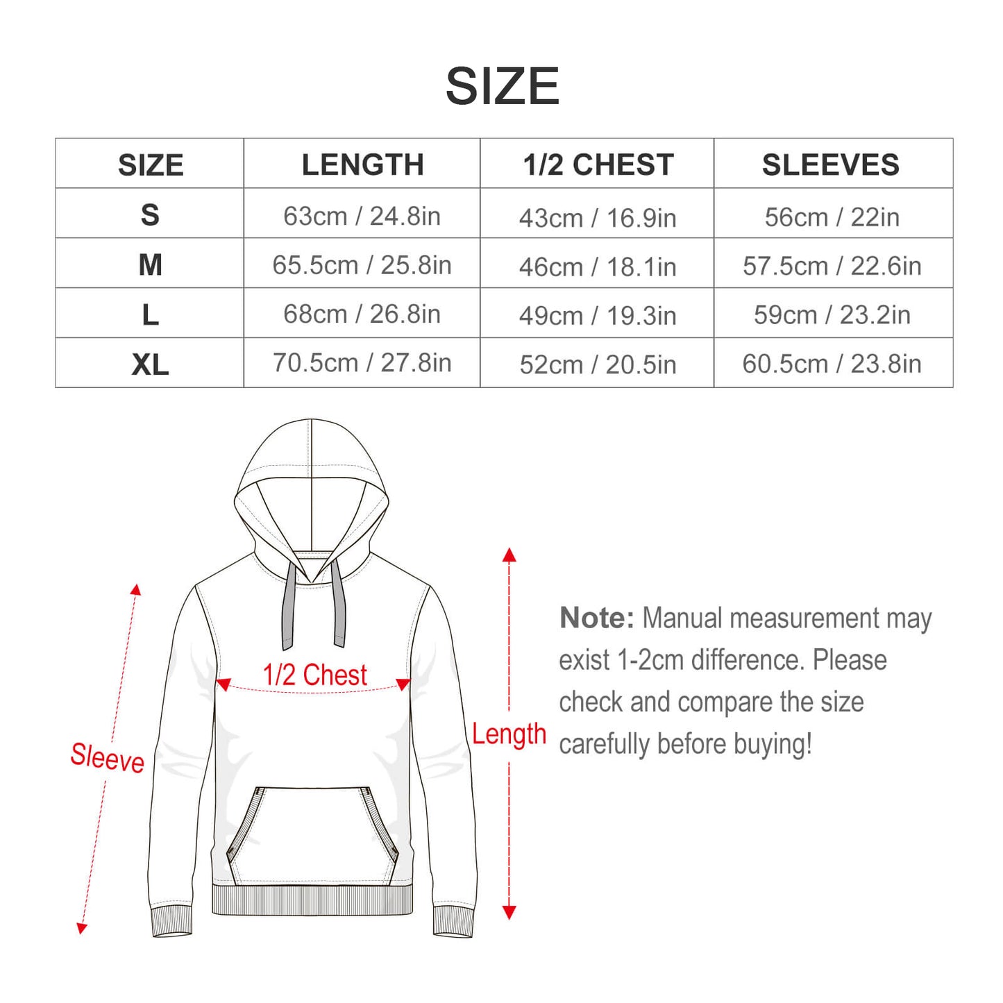 160gsm Children's Lightweight Pullover Hoodie(All-Over Printing)