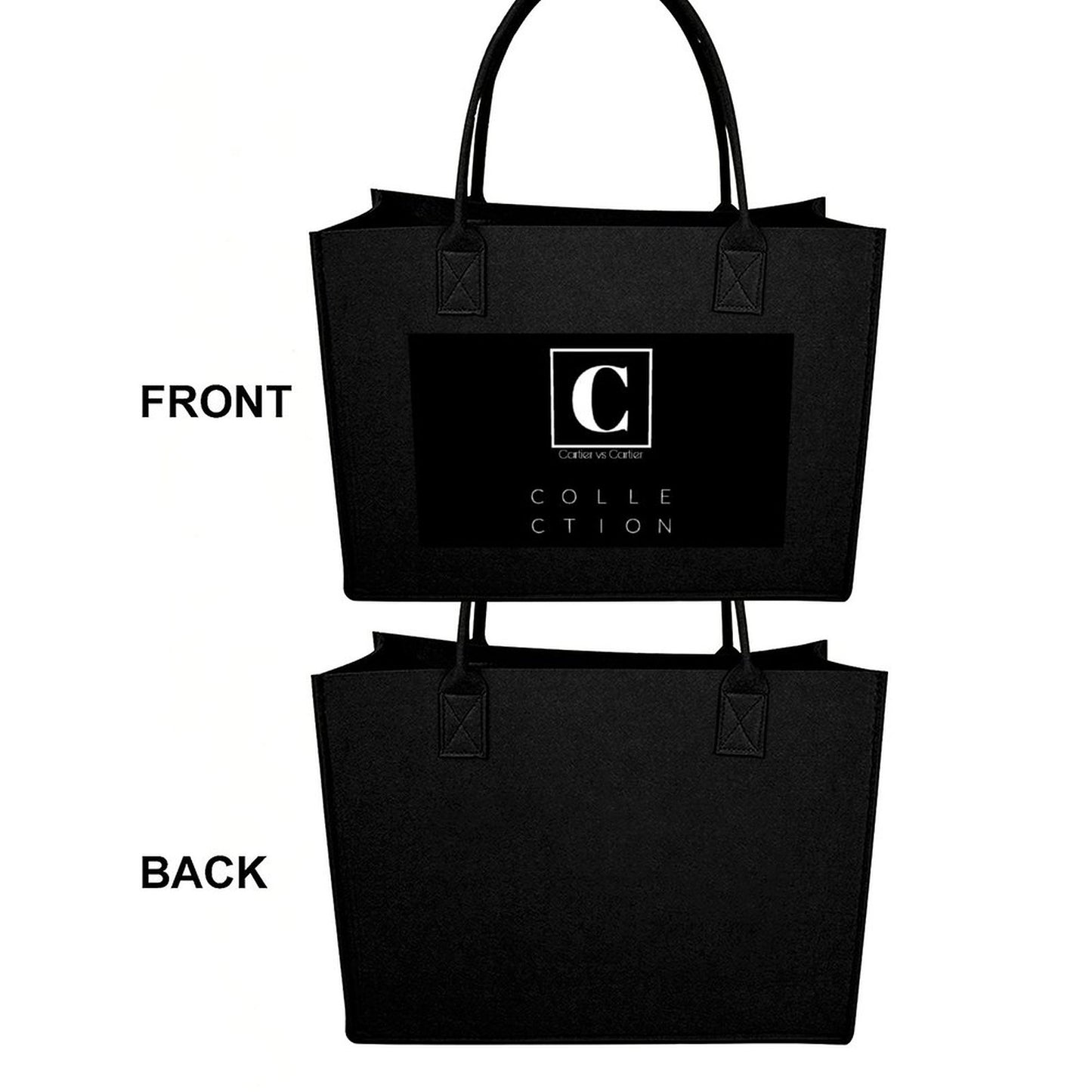Cartier Vs Cartier Felt Bag(Front Printing)