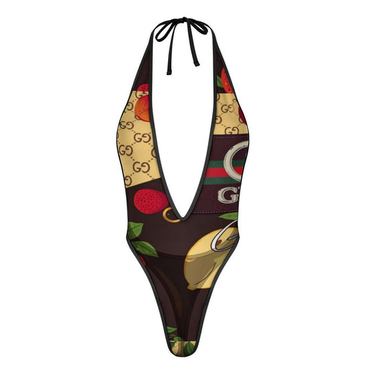 Sexy One Piece Women Lingerie Bodysuit Deep V Teddy DSQQ004