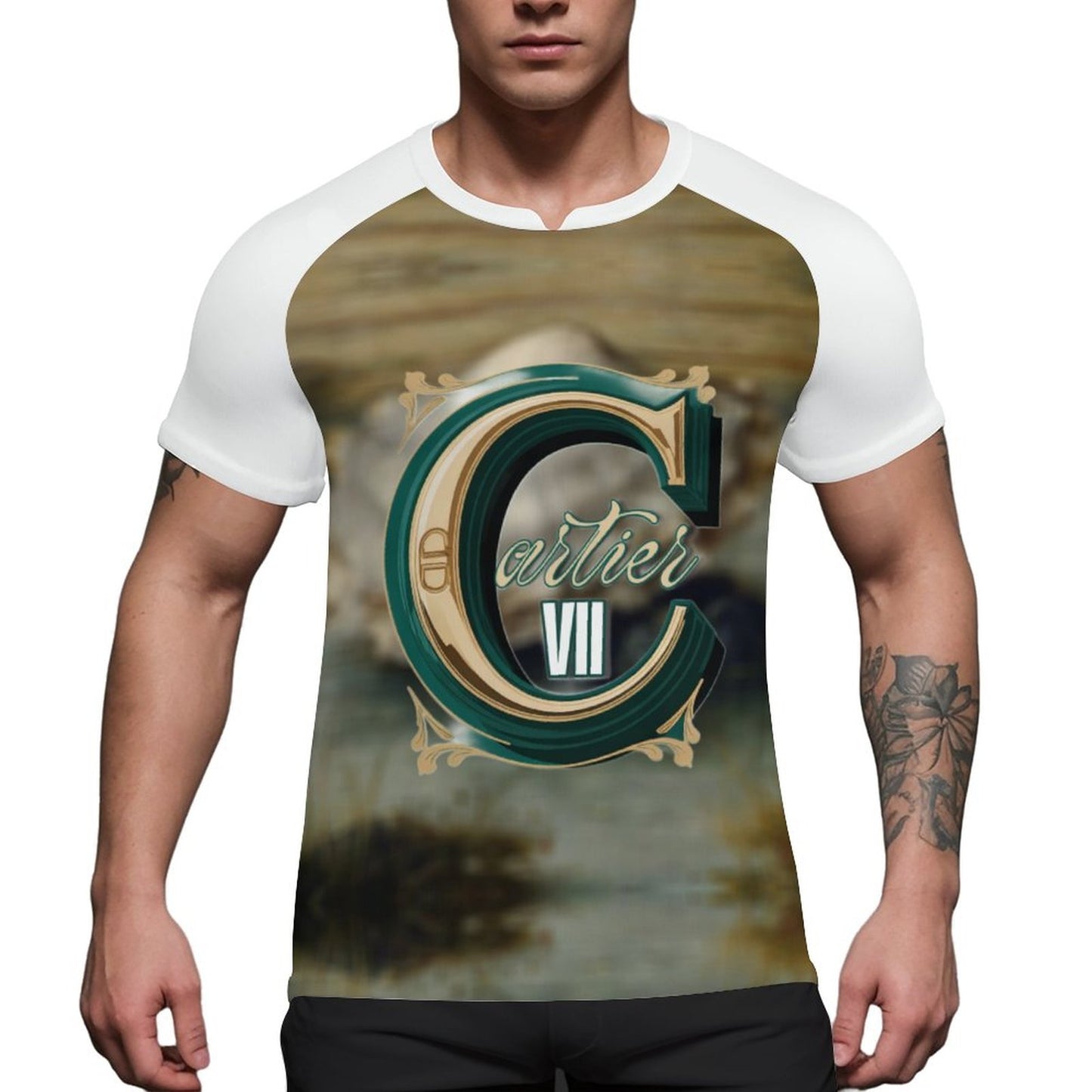180gsm Men's Ice Silk Quick Dry Top(All-Over Printing)