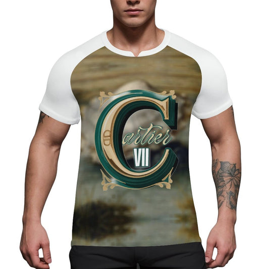 180gsm Men's Ice Silk Quick Dry Top(All-Over Printing)