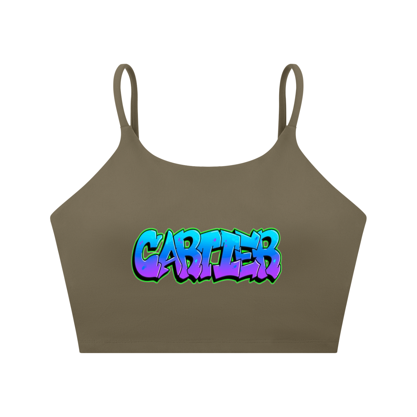 Spaghetti Strap Yoga Sports Bra