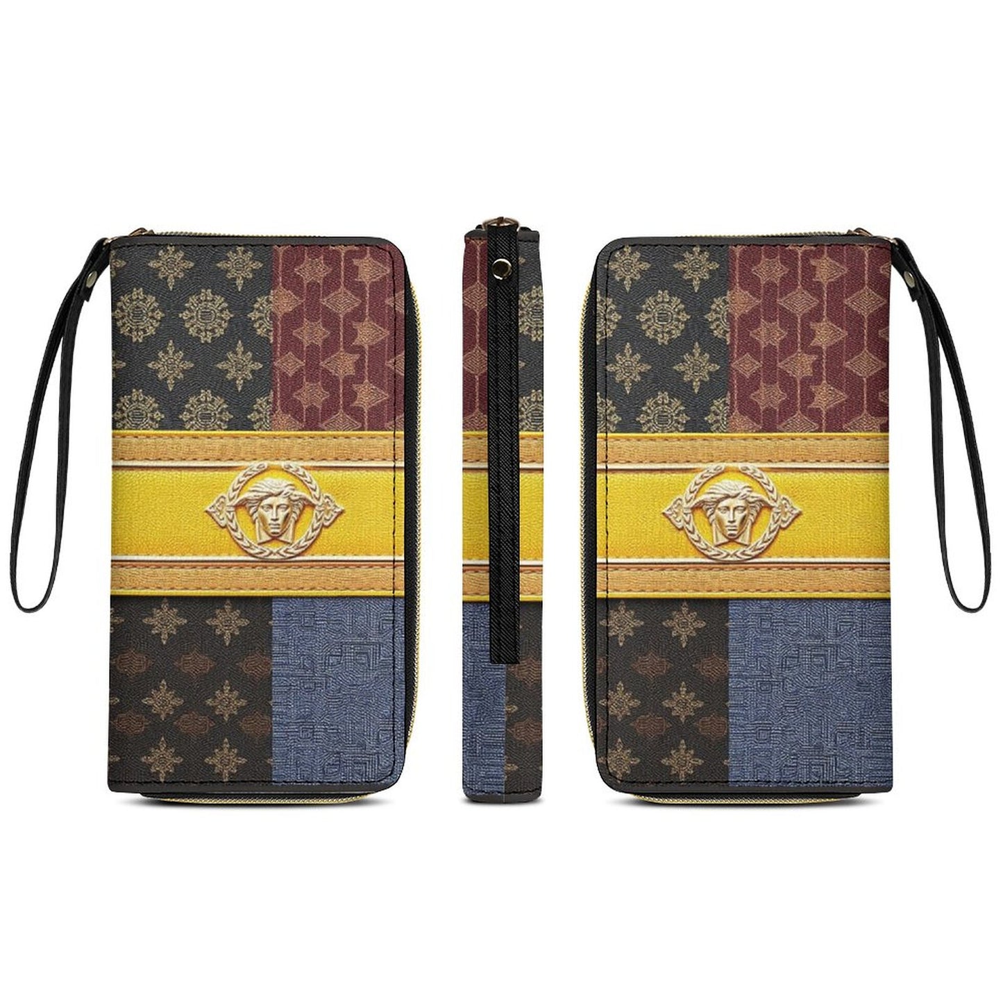 Cartier Versus Leather Wallet with Wristlet Strap