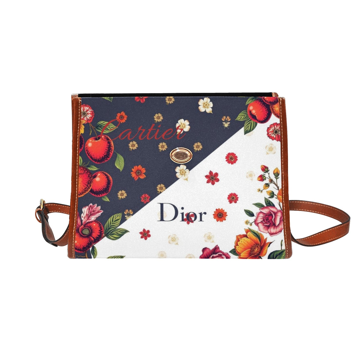 Cartier /Dior Canvas Bag-Brown (