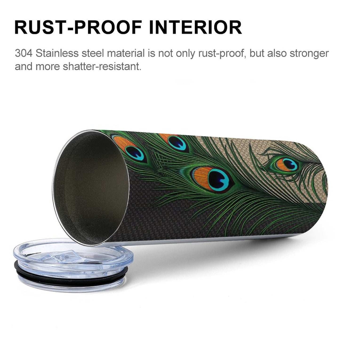 Cartii Pea 20oz Large Capacity Car Cup with Lid