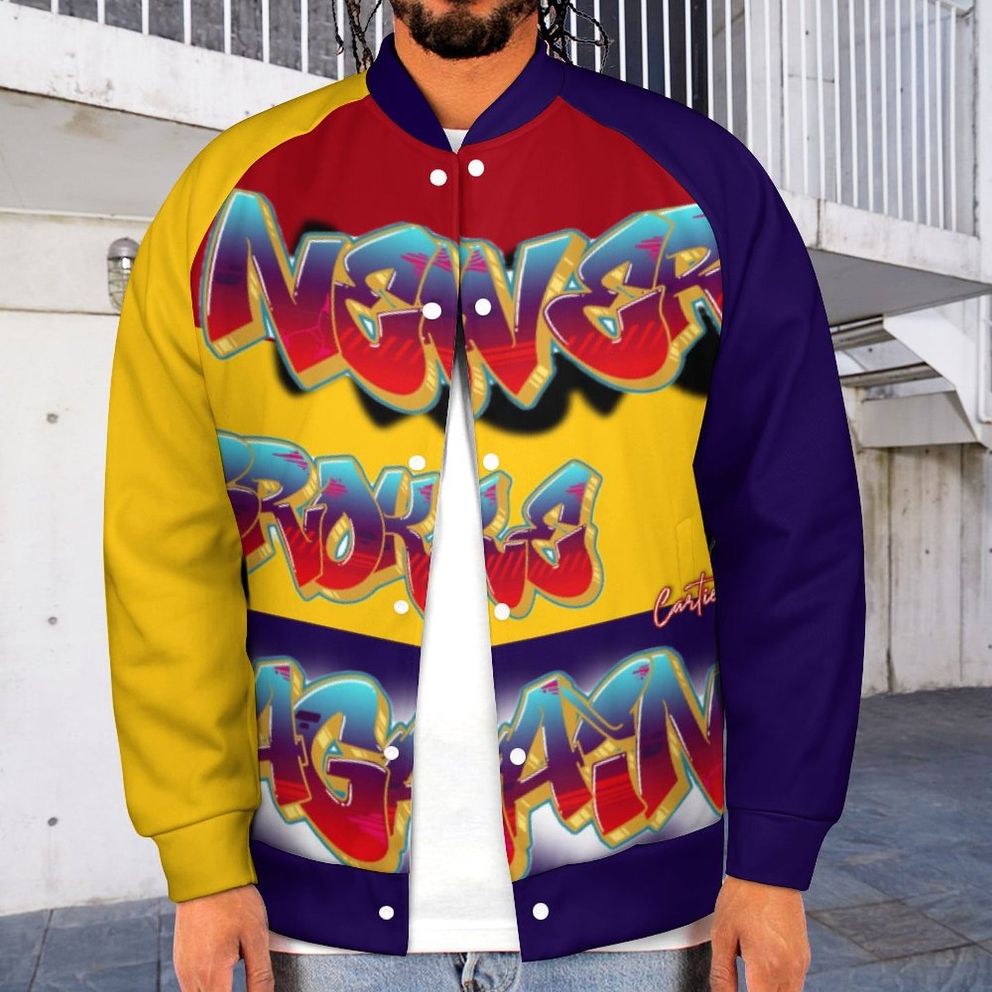 Never Broke Men's Baseball Jacket