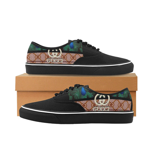 Gucci PEA Women's Classic Canvas Low Top Shoe (ModelE001-4)