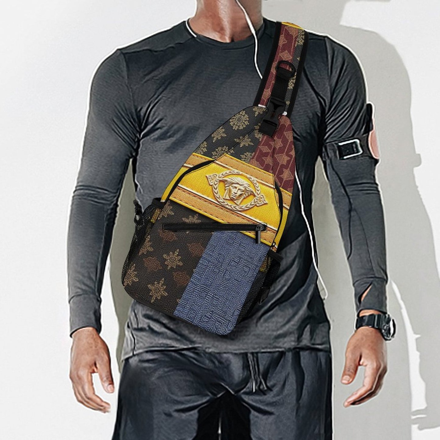 Create Unique Sling Bags with Our durable polyester (All-Over Printing)