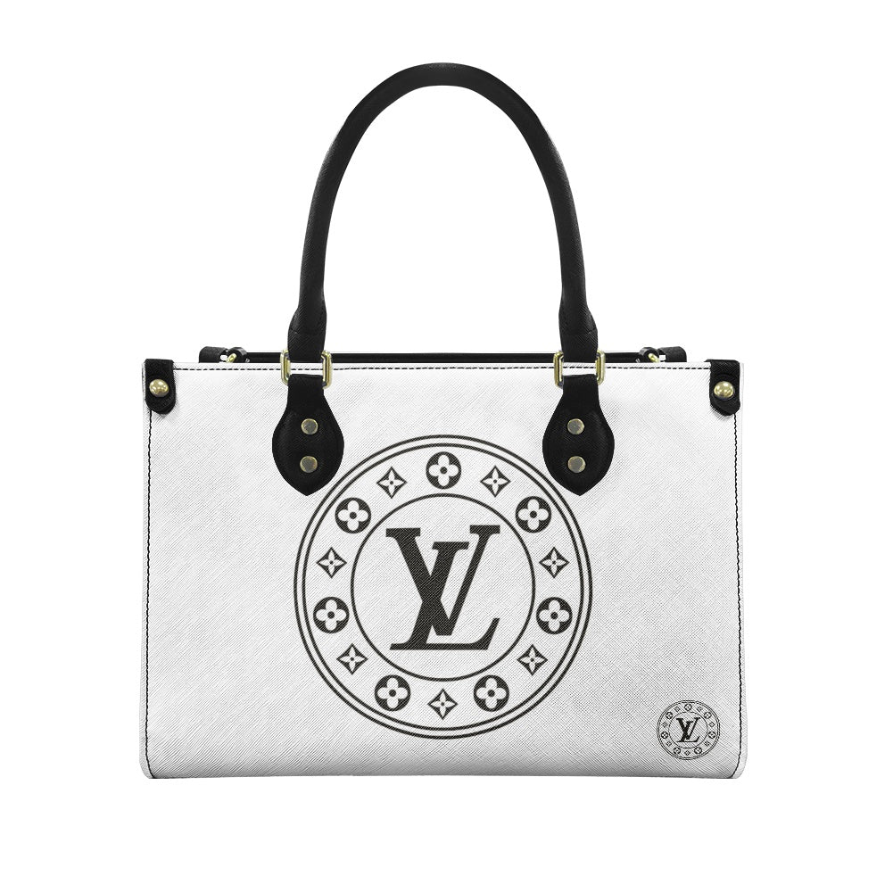 Women's PU leather twill handbag