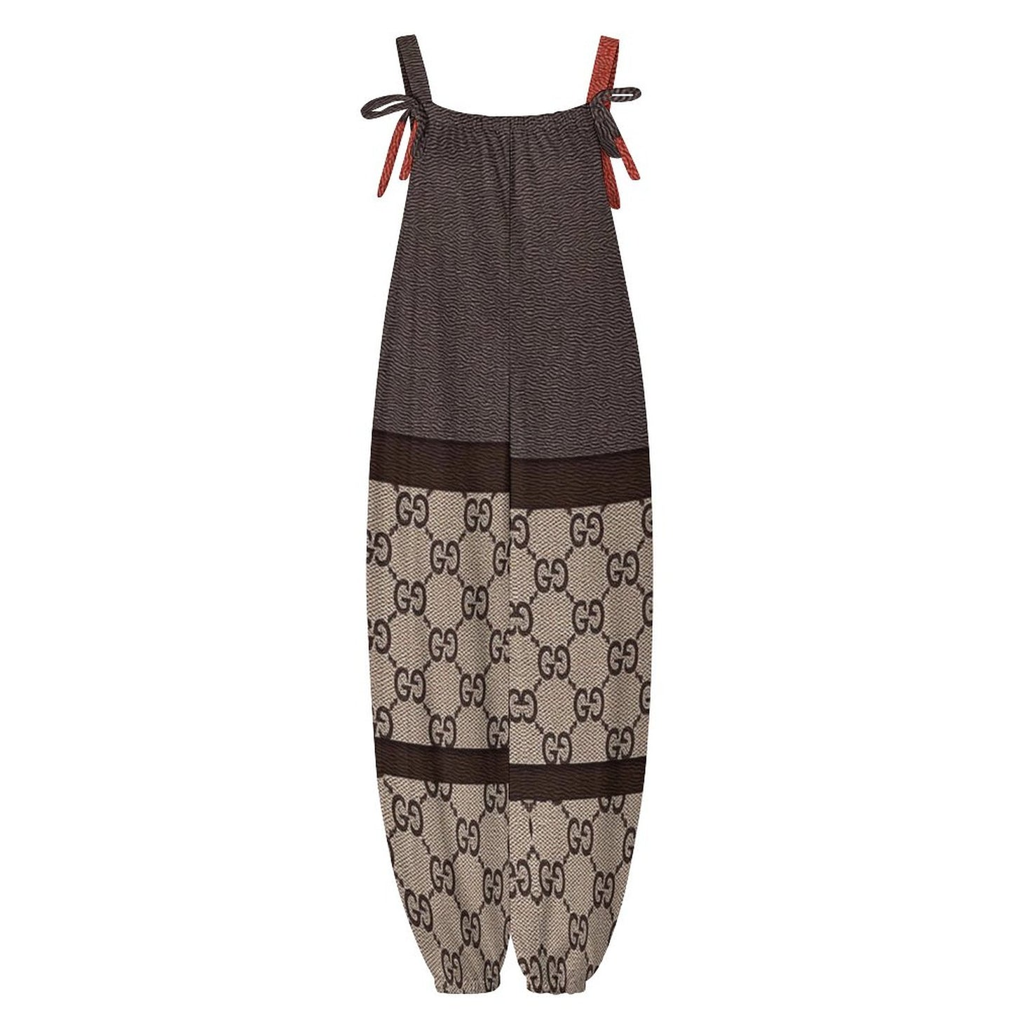 Spaghetti Strap Jumpsuit(All-Over Printing)