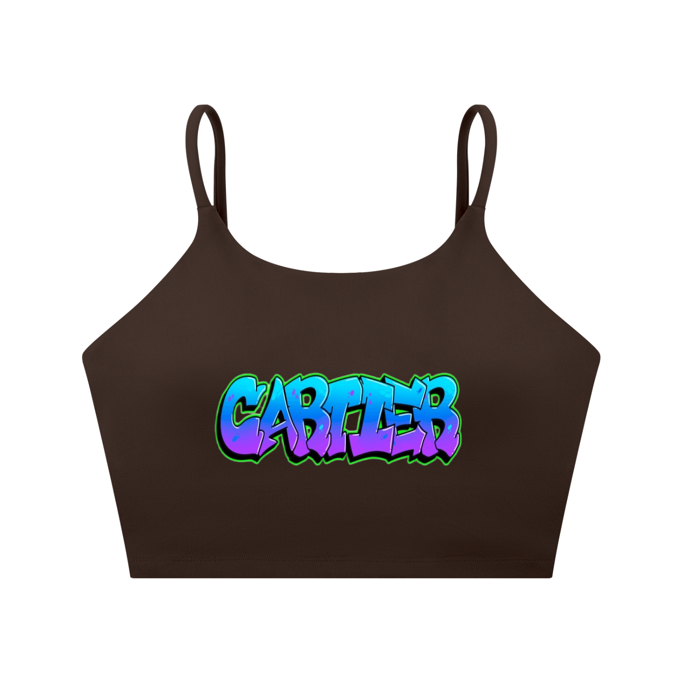 Spaghetti Strap Yoga Sports Bra