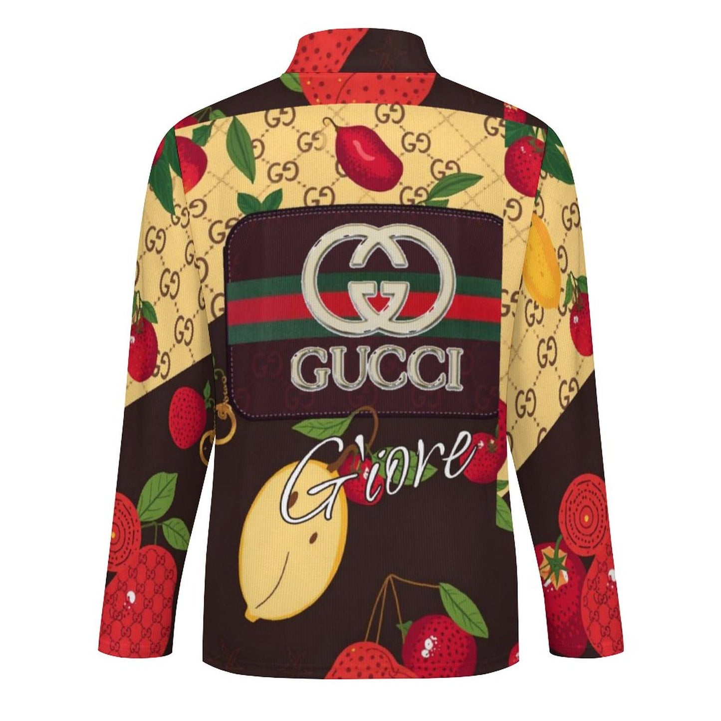 300gsm Men's Polo Sweatshirt LM111 (All-Over Printing)