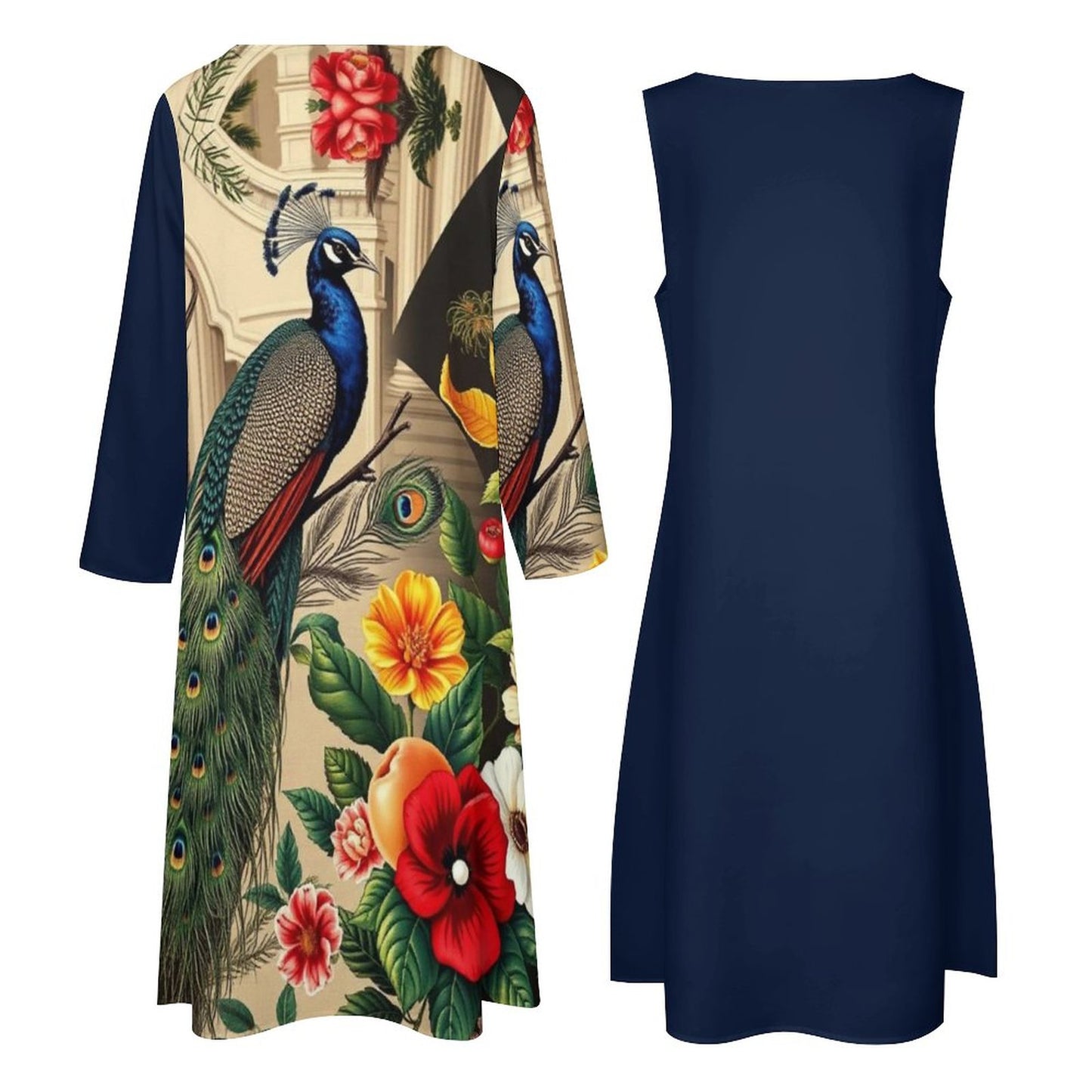 Cartier Peas Long Dress Set